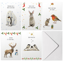 Load image into Gallery viewer, 50 Christmas cards with envelope
