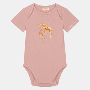 Baby romper giraf shortsleeve
