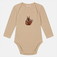 Load image into Gallery viewer, World of Mies X Romp &amp; Roll baby romper kraamcadeau beer organic cotton
