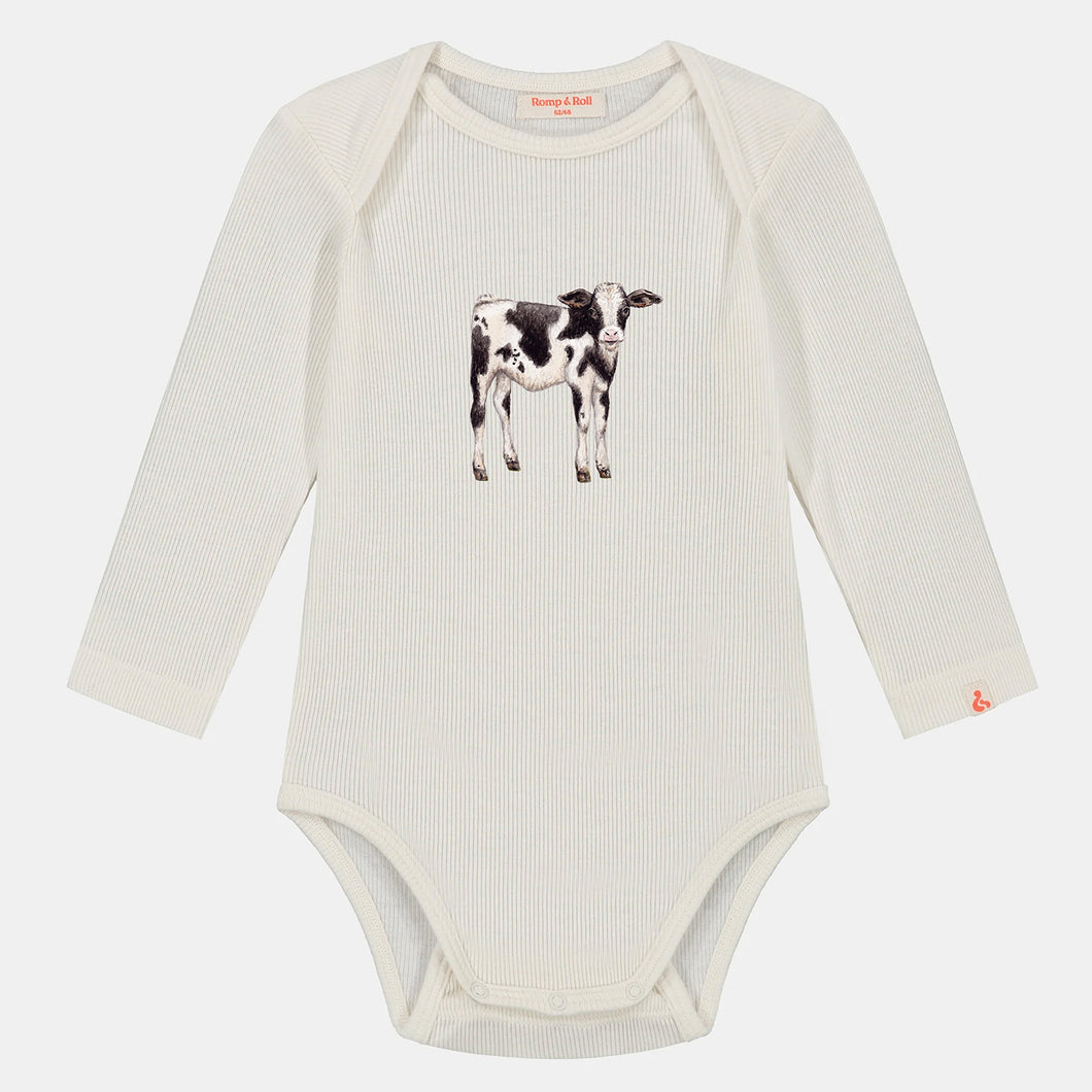 Baby romper kalfje longsleeve