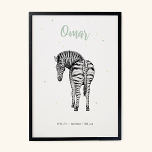 Poster zebra - Art print