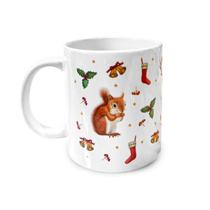 Ceramic Christmas mug reindeer